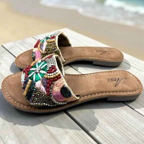 AZURA BY SPRING STEP SUGARPLUM SANDALS -  SIZE 9 - Picture 4 of 10